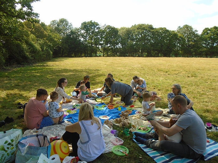 Picnic event at our nursery