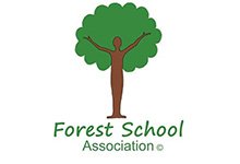 Forest school association logo who are linked to Portfield Farm Nursery